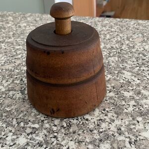 Antique Butter Mold Wood